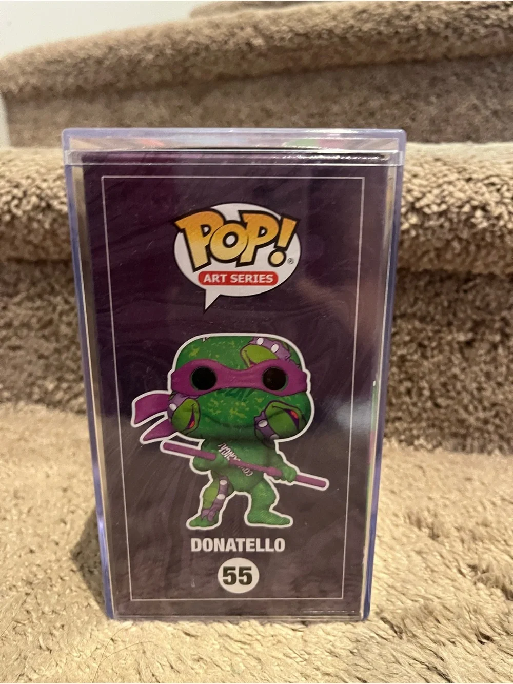 Funko Pop Art Series Donatello #55 Teenage Mutant Ninja Turtles New w/ hard case